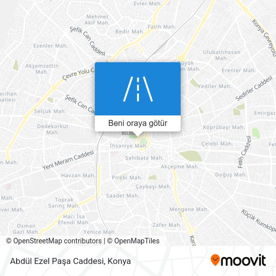 Abdül Ezel Paşa Caddesi harita