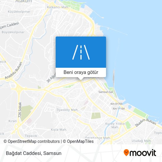 Bağdat Caddesi harita
