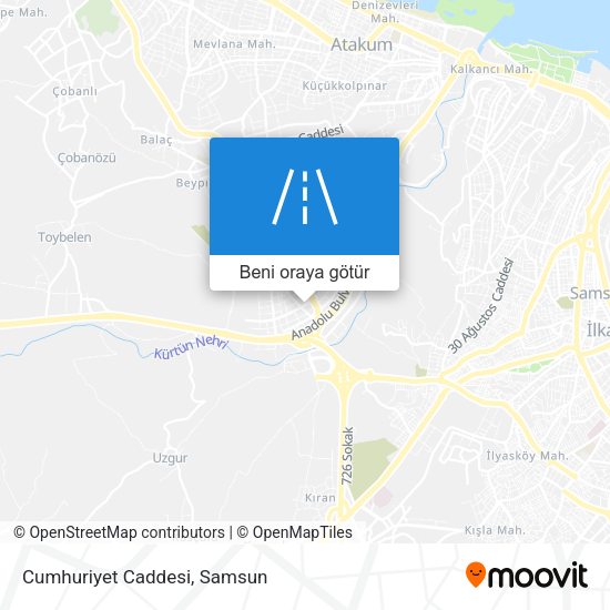 Cumhuriyet Caddesi harita