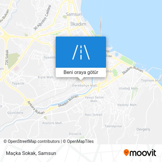 Maçka Sokak harita
