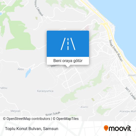 Toplu Konut Bulvarı harita