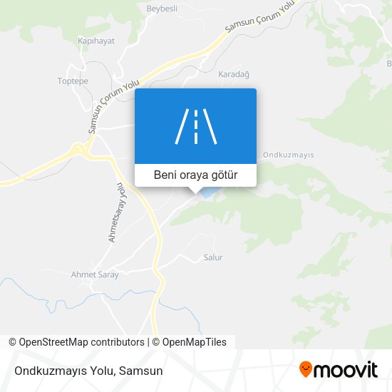 Ondkuzmayıs Yolu harita