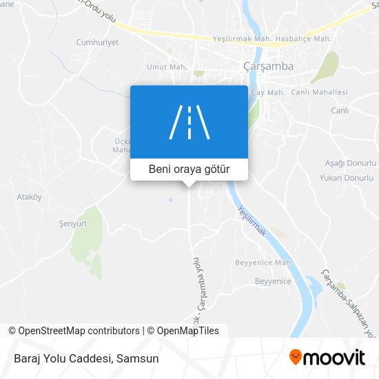 Baraj Yolu Caddesi harita