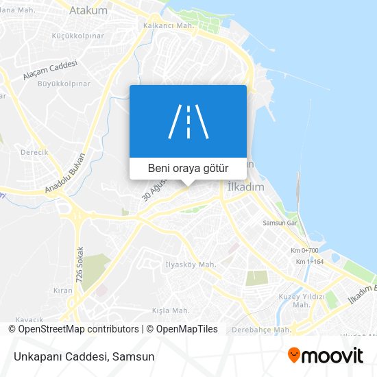 Unkapanı Caddesi harita