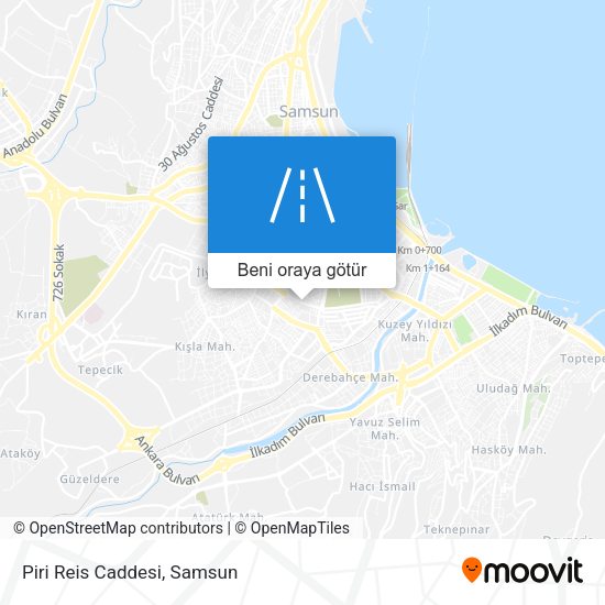 Piri Reis Caddesi harita