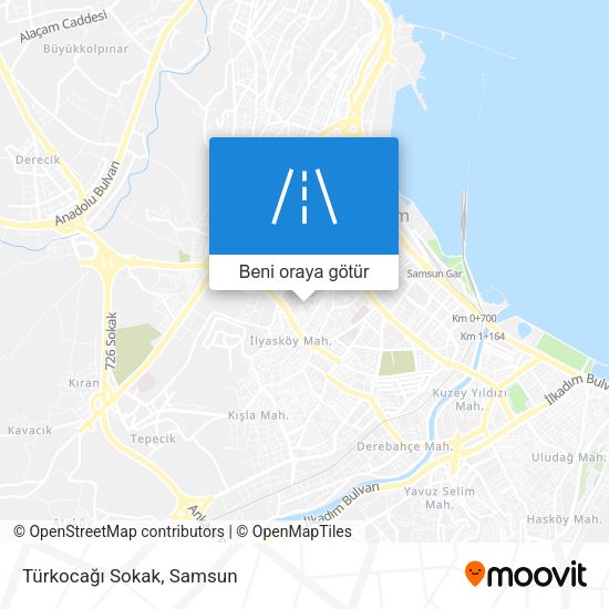 Türkocağı Sokak harita
