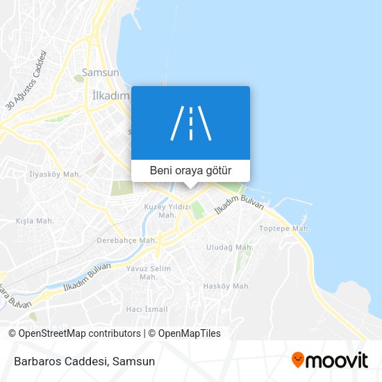 Barbaros Caddesi harita