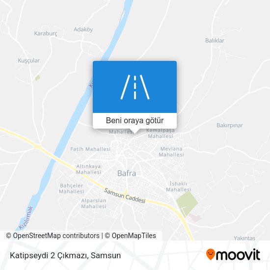 Katipseydi 2 Çıkmazı harita