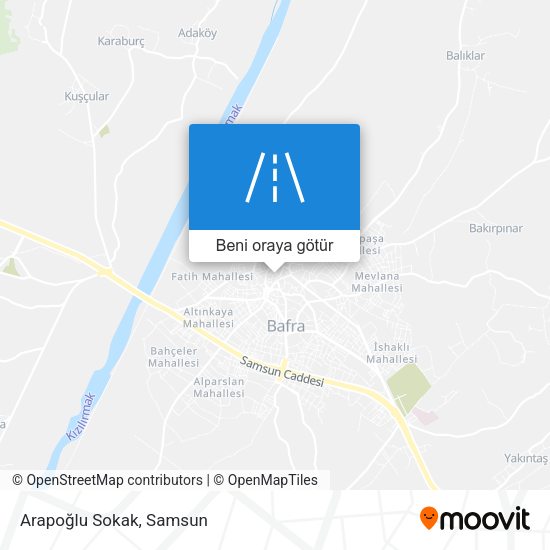Arapoğlu Sokak harita