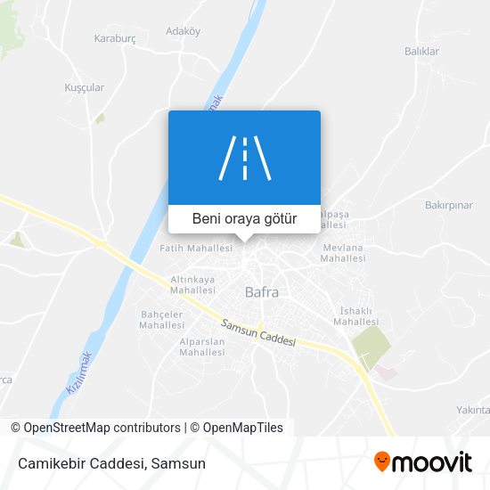 Camikebir Caddesi harita