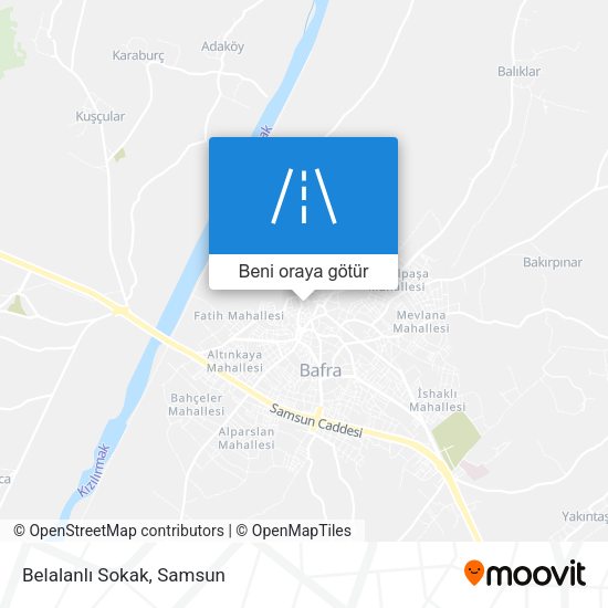 Belalanlı Sokak harita