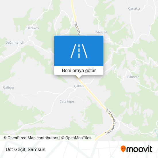 Üst Geçit harita