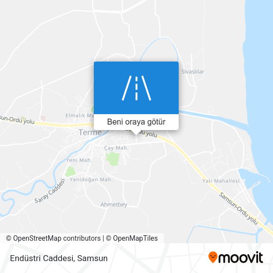 Endüstri Caddesi harita