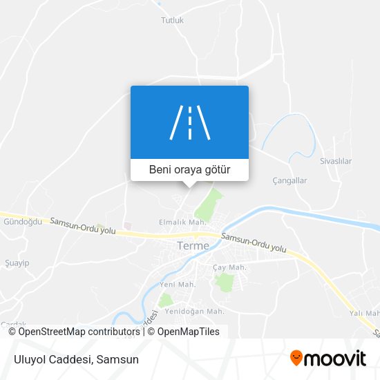 Uluyol Caddesi harita