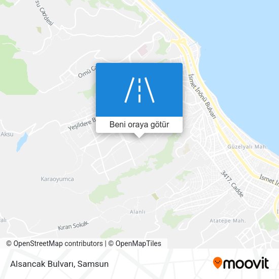 Alsancak Bulvarı harita