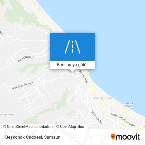 Beşkonak Caddesi harita
