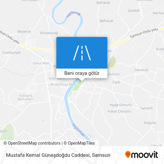 Mustafa Kemal Güneşdoğdu Caddesi harita
