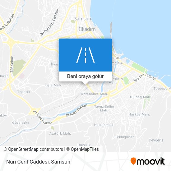 Nuri Cerit Caddesi harita