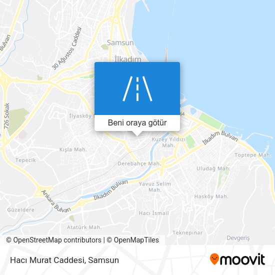 Hacı Murat Caddesi harita
