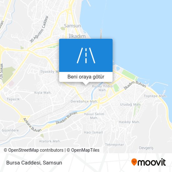 Bursa Caddesi harita