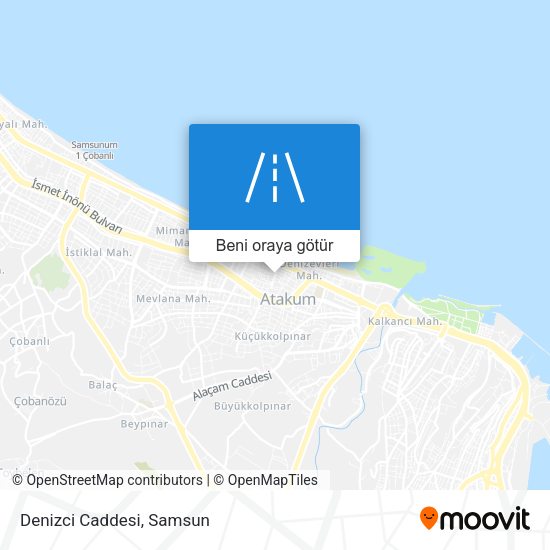 Denizci Caddesi harita