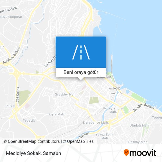 Mecidiye Sokak harita