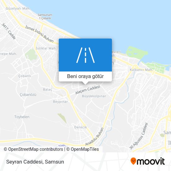 Seyran Caddesi harita