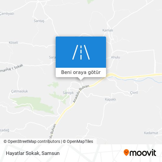 Hayatlar Sokak harita
