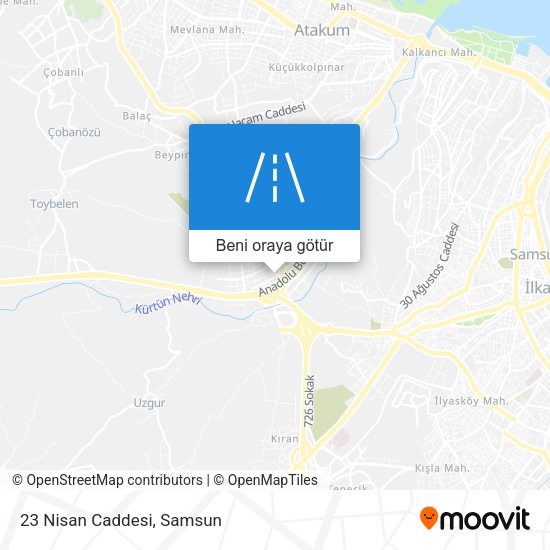 23 Nisan Caddesi harita
