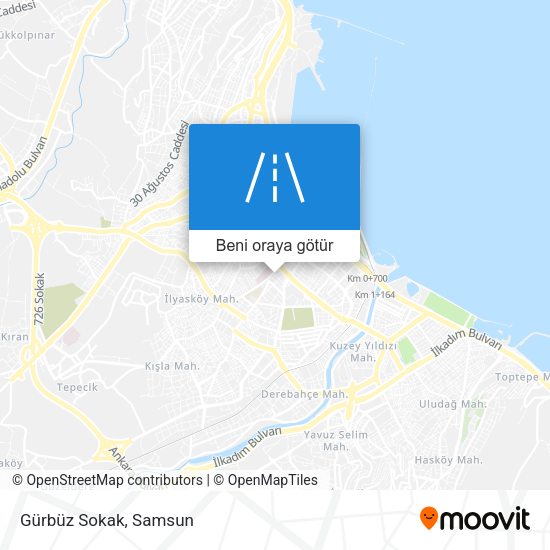 Gürbüz Sokak harita