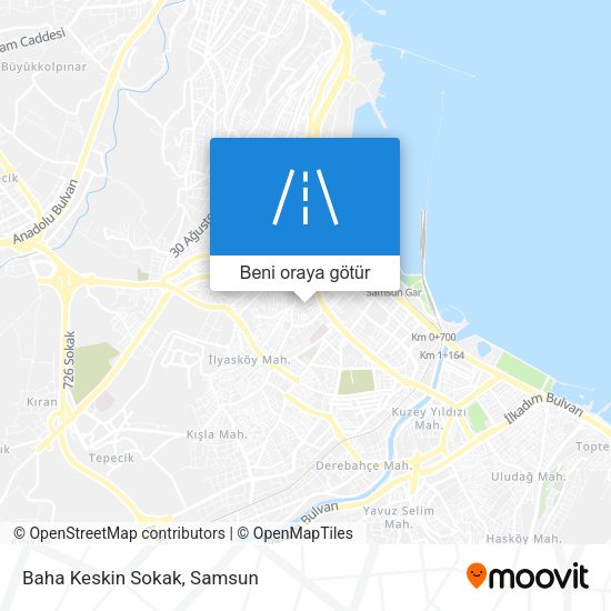Baha Keskin Sokak harita