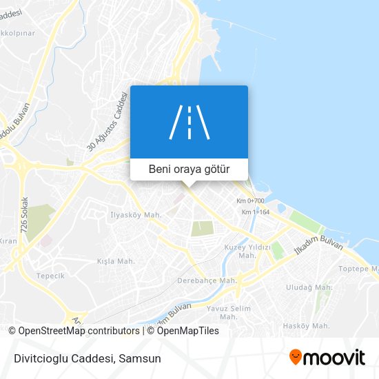 Divitcioglu Caddesi harita