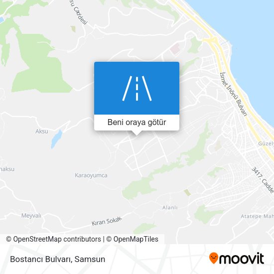 Bostancı Bulvarı harita