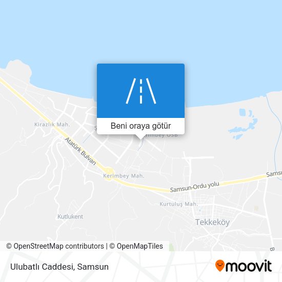 Ulubatlı Caddesi harita