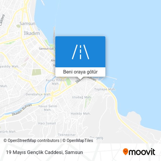 19 Mayıs Gençlik Caddesi harita
