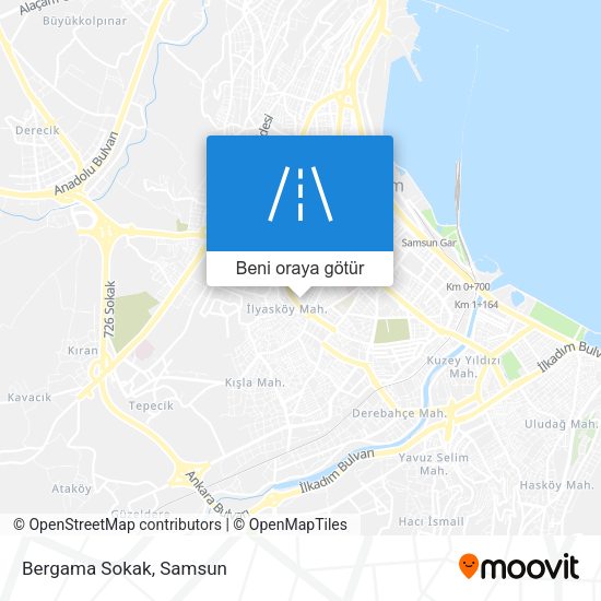 Bergama Sokak harita