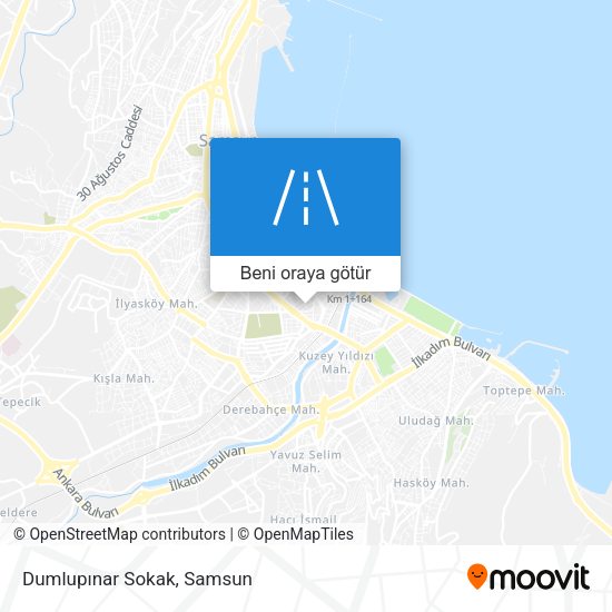 Dumlupınar Sokak harita