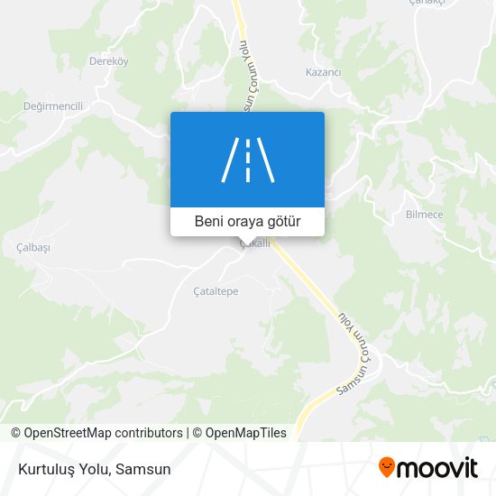Kurtuluş Yolu harita