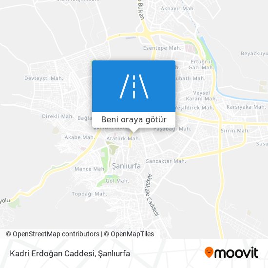Kadri Erdoğan Caddesi harita