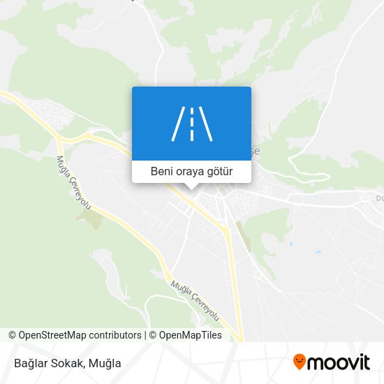 Bağlar Sokak harita
