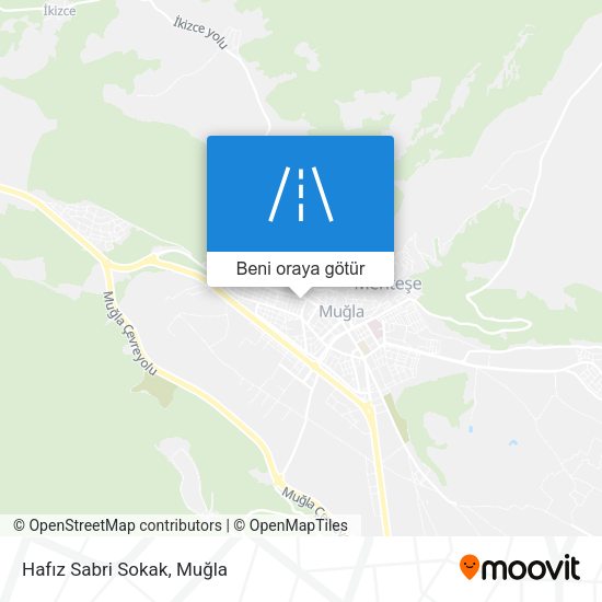 Hafız Sabri Sokak harita