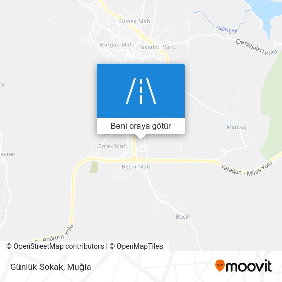Günlük Sokak harita