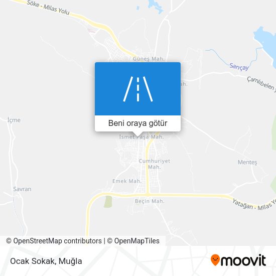 Ocak Sokak harita