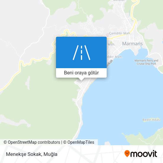 Menekşe Sokak harita
