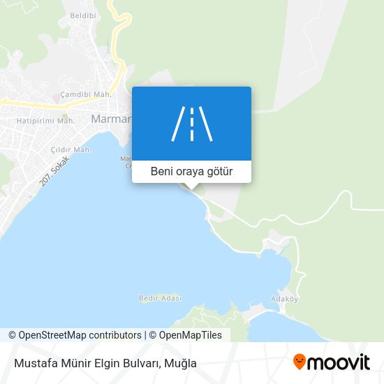 Mustafa Münir Elgin Bulvarı harita