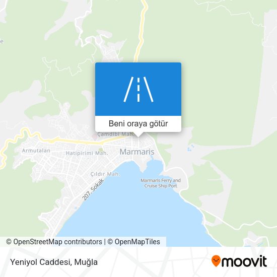 Yeniyol Caddesi harita