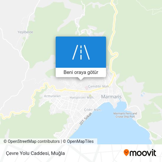 Çevre Yolu Caddesi harita