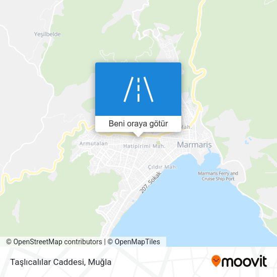 Taşlıcalılar Caddesi harita