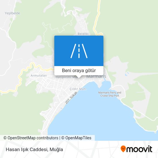 Hasan Işık Caddesi harita