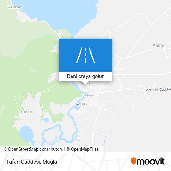Tufan Caddesi harita